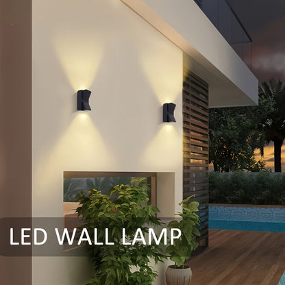 Lámpara de Pared Exterior LED Moderna | Iluminación Decorativa Impermeable 3W / 6W