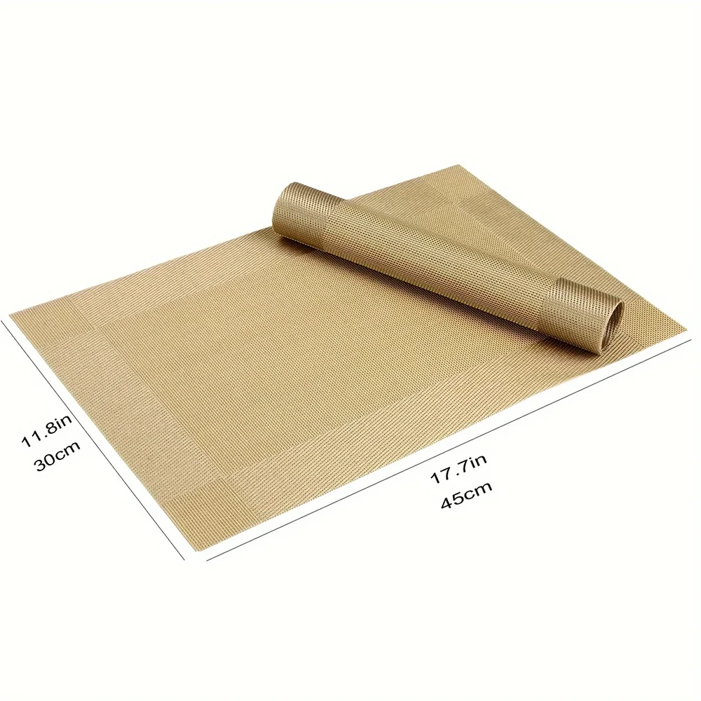 PlaciMat | Manteles individuales de PVC resistentes al calor | Manteles lavables y antideslizantes