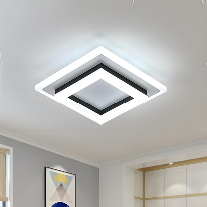 Luz de Techo LED Cuadrada | Lámpara Moderna de Montaje Empotrado