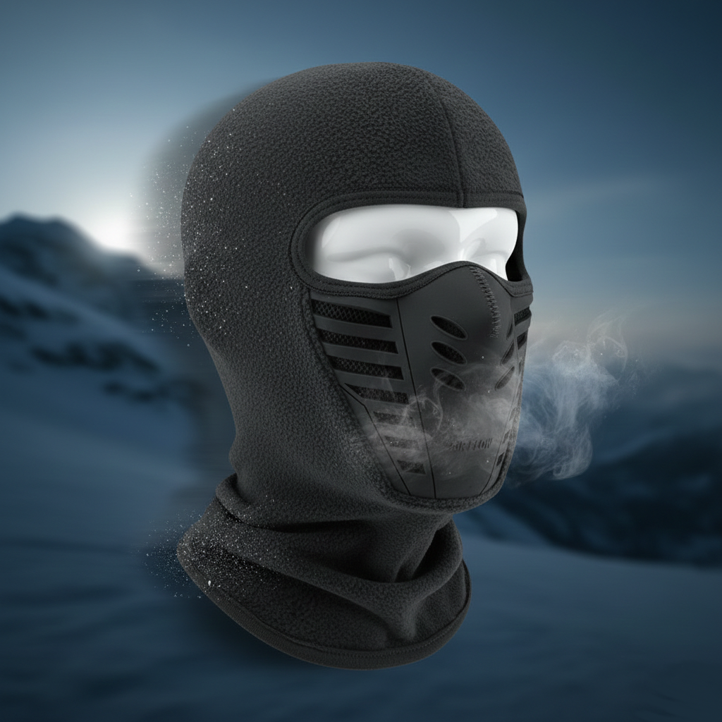 Mascarilla facial térmica de invierno a prueba de viento con cobertura total para deportes al aire libre