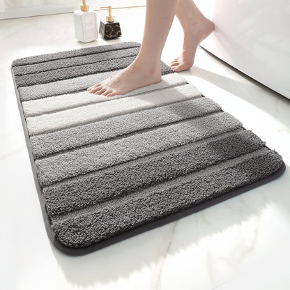 Alfombrilla de baño antideslizante de microfibra absorbente para suelo de baño