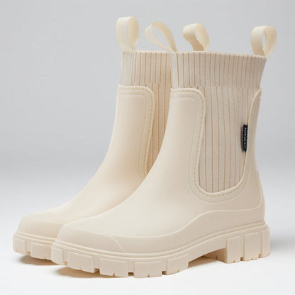 Botas de mujer tobilleras Chelsea con suela antideslizante estilo exterior