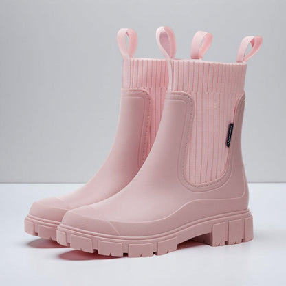 Botas de mujer tobilleras Chelsea con suela antideslizante estilo exterior