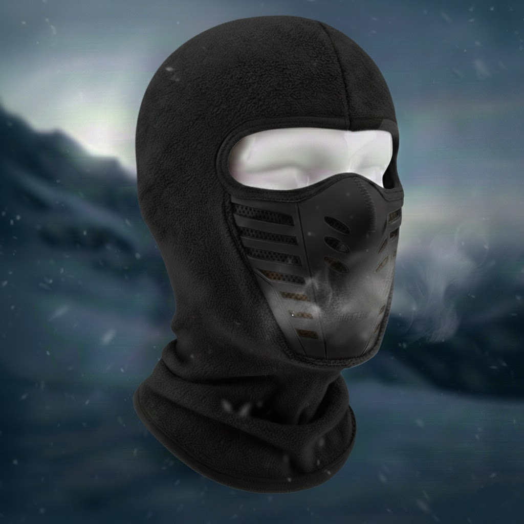 Mascarilla facial térmica de invierno a prueba de viento con cobertura total para deportes al aire libre