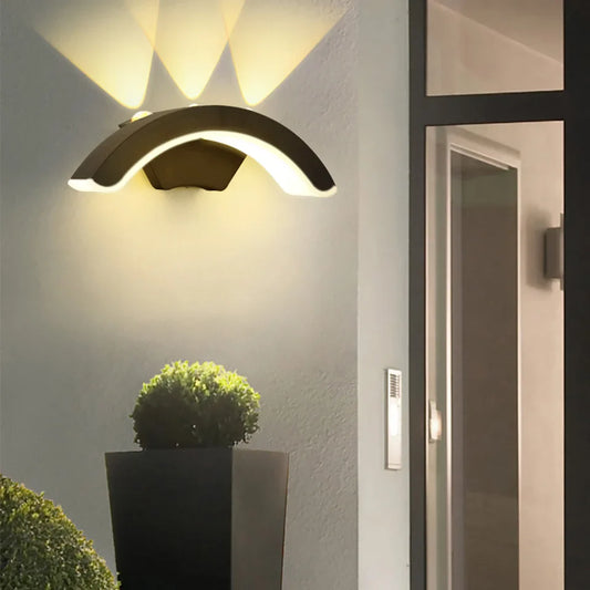 StormLite | Lámpara de Pared Exterior Impermeable | Farol de Pared Exterior Negro