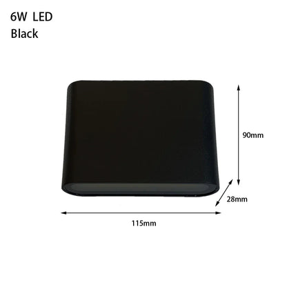 AeroBeam | Lámpara de Pared Exterior Impermeable | Aluminio Resistente, Eficiente en Energía
