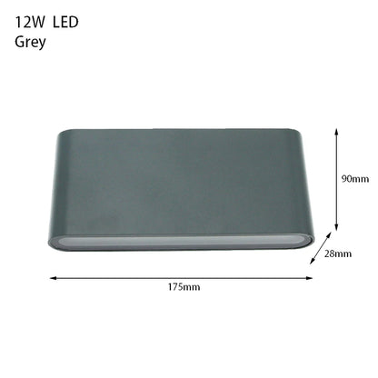 AeroBeam | Lámpara de Pared Exterior Impermeable | Aluminio Resistente, Eficiente en Energía