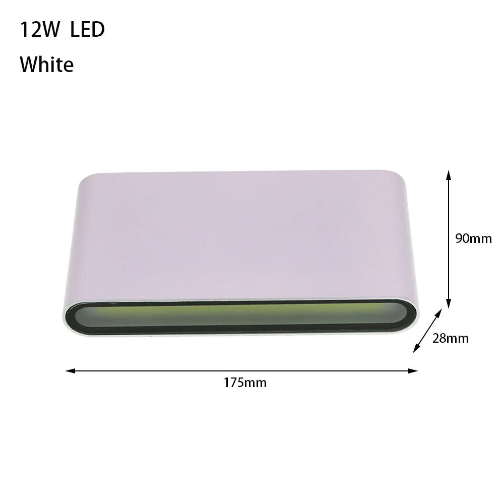 AeroBeam | Lámpara de Pared Exterior Impermeable | Aluminio Resistente, Eficiente en Energía