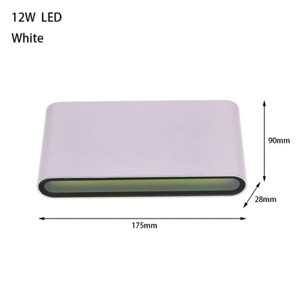 AeroBeam | Lámpara de Pared Exterior Impermeable | Aluminio Resistente, Eficiente en Energía