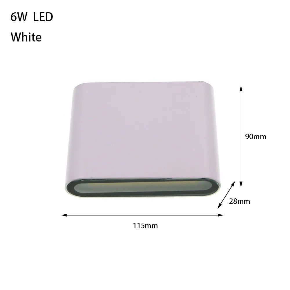 AeroBeam | Lámpara de Pared Exterior Impermeable | Aluminio Resistente, Eficiente en Energía