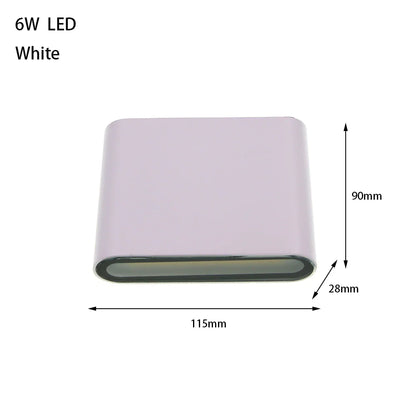 AeroBeam | Lámpara de Pared Exterior Impermeable | Aluminio Resistente, Eficiente en Energía