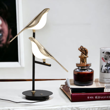 Lámpara de Pared Golden Birdlight | Aplique de Pared Nórdico Moderno con LED