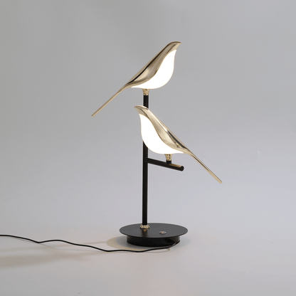 Lámpara de Pared Golden Birdlight | Aplique de Pared Nórdico Moderno con LED