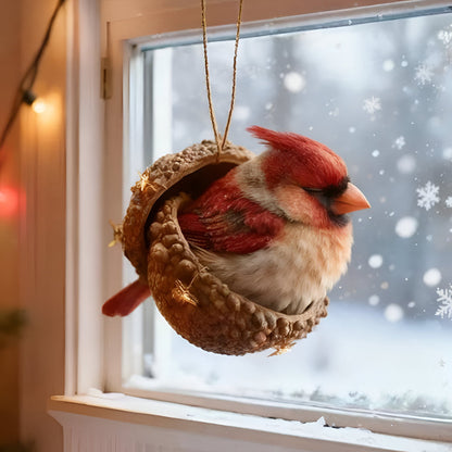 Adornos Navidad Animales Bosque Bellota Árbol