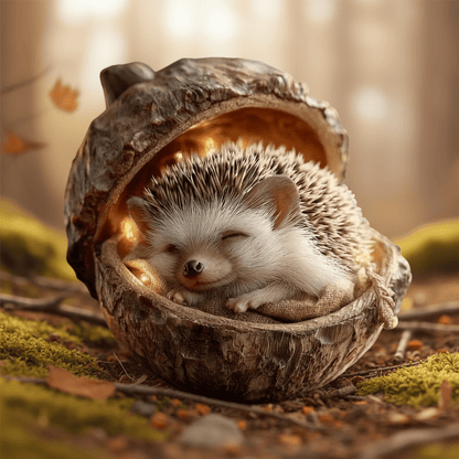 Adornos para árbol de Navidad hechos a mano con decoraciones de bellotas y animales del bosque