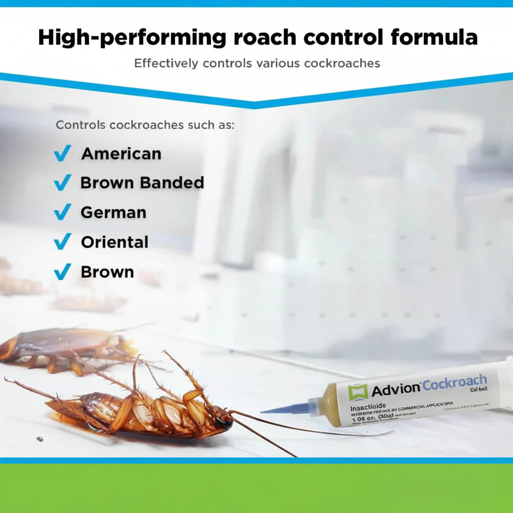 Gel Control Cucarachas Interior Jeringa Elimina Plagas Eficiente