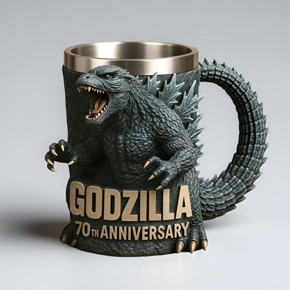 Taza Café Cerámica Figura Monstruo 3D