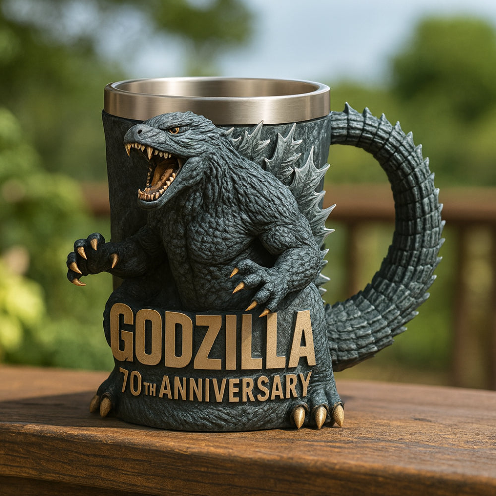 Taza Café Cerámica Figura Monstruo 3D