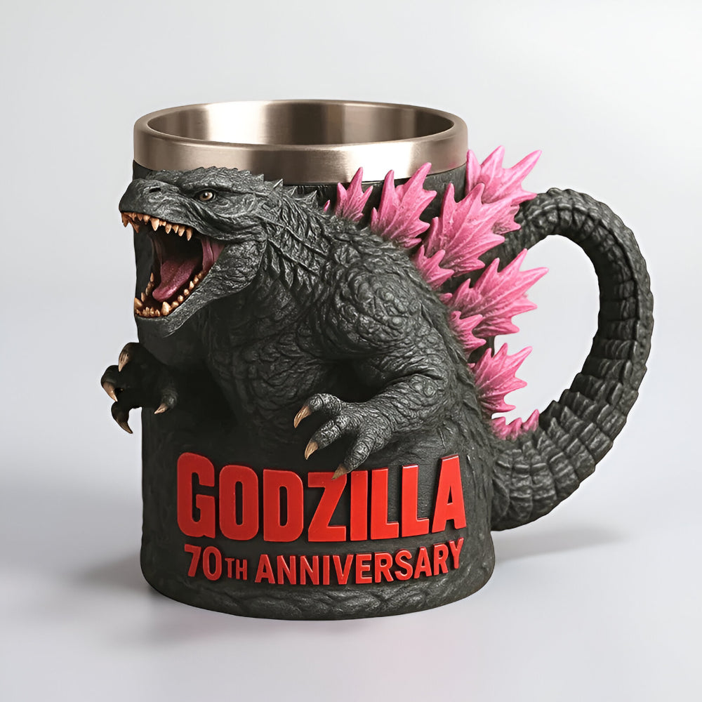 Taza Café Cerámica Figura Monstruo 3D