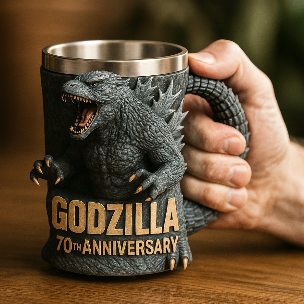 Taza Café Cerámica Figura Monstruo 3D
