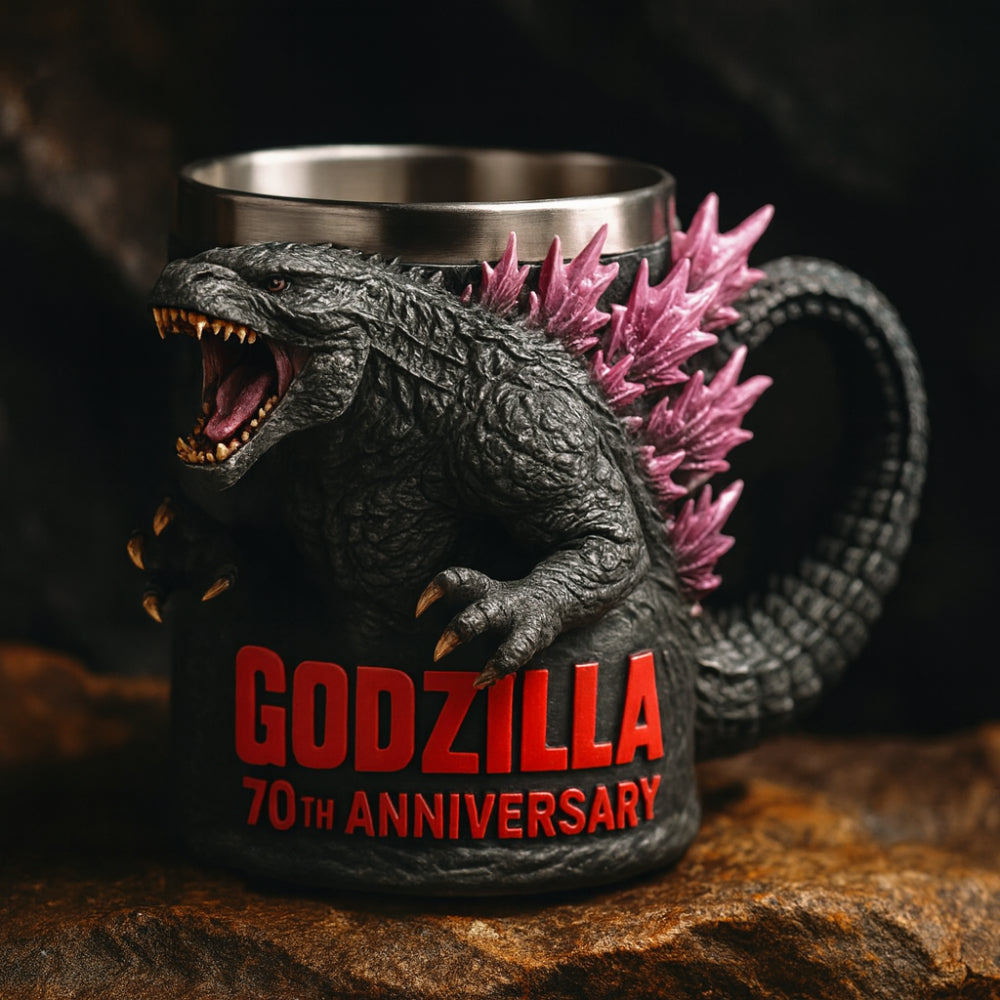 Taza Café Cerámica Figura Monstruo 3D