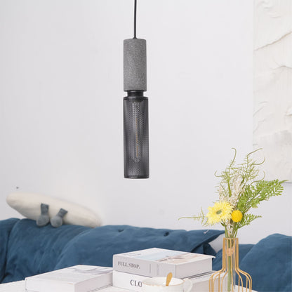 Lámpara Colgante de Concreto Urbana | Lámpara Colgante LED Industrial