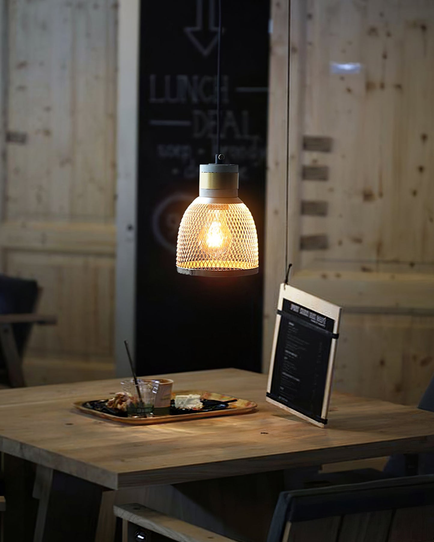 Lámpara Colgante de Concreto Urbana | Lámpara Colgante LED Industrial
