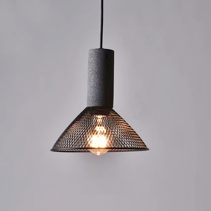 Lámpara Colgante de Concreto Urbana | Lámpara Colgante LED Industrial