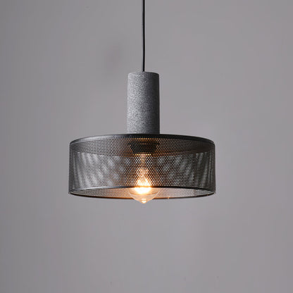 Lámpara Colgante de Concreto Urbana | Lámpara Colgante LED Industrial