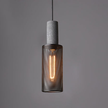 Lámpara Colgante de Concreto Urbana | Lámpara Colgante LED Industrial