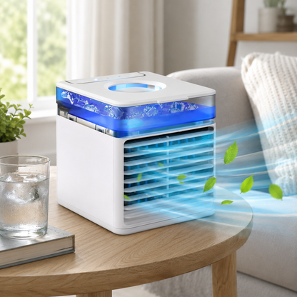 Aire Acondicionado Portátil Enfriador Humidificador de Escritorio