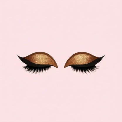 Pestañas postizas 3 en 1 Sombras de ojos delineador adhesivo reutilizable