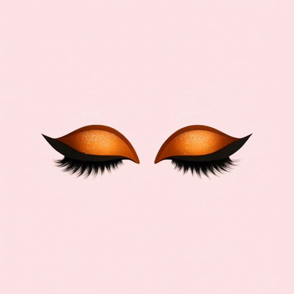 Pestañas postizas 3 en 1 Sombras de ojos delineador adhesivo reutilizable