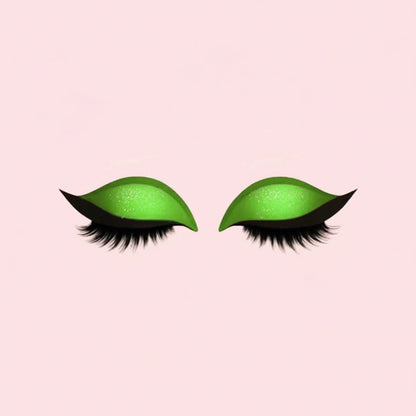 Pestañas postizas 3 en 1 Sombras de ojos delineador adhesivo reutilizable