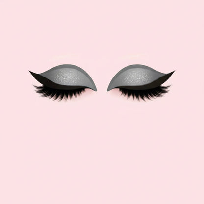 Pestañas postizas 3 en 1 Sombras de ojos delineador adhesivo reutilizable