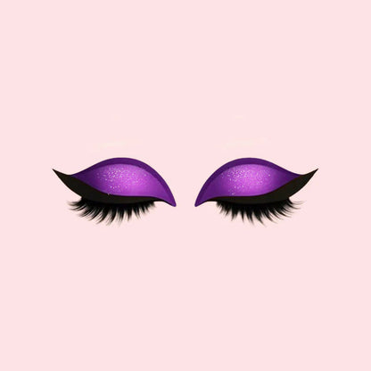 Pestañas postizas 3 en 1 Sombras de ojos delineador adhesivo reutilizable