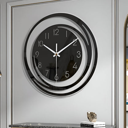 Reloj de Pared Sorana | Diseño Escandinavo Moderno en Acrílico Negro