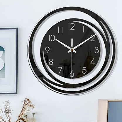 Reloj de Pared Sorana | Diseño Escandinavo Moderno en Acrílico Negro