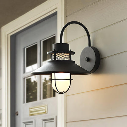 Lámpara de Pared Exterior Felix | Luminaria Industrial Impermeable
