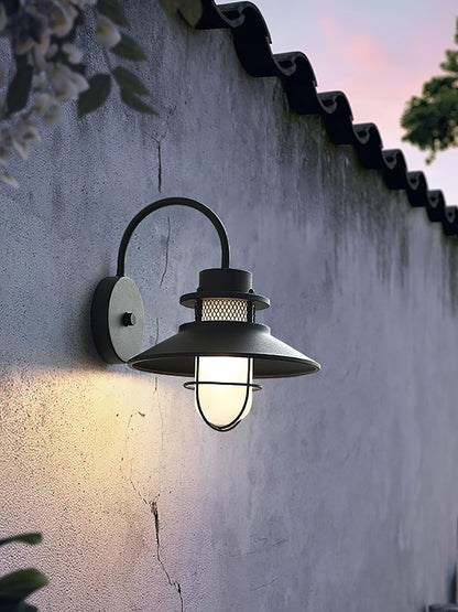 Lámpara de Pared Exterior Felix | Luminaria Industrial Impermeable