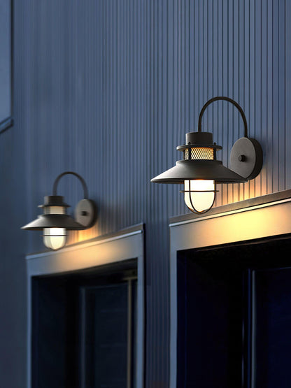 Lámpara de Pared Exterior Felix | Luminaria Industrial Impermeable