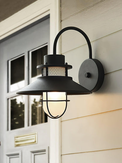 Lámpara de Pared Exterior Felix | Luminaria Industrial Impermeable