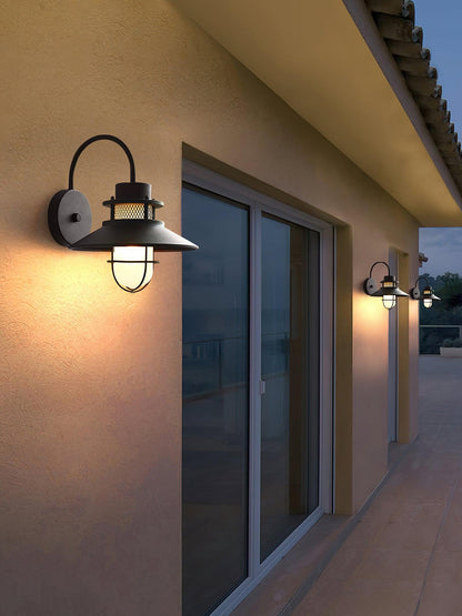 Lámpara de Pared Exterior Felix | Luminaria Industrial Impermeable