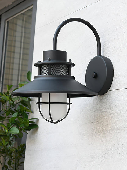 Lámpara de Pared Exterior Felix | Luminaria Industrial Impermeable