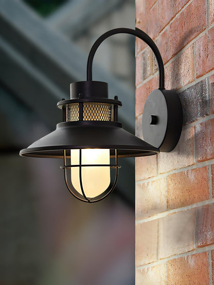 Lámpara de Pared Exterior Felix | Luminaria Industrial Impermeable