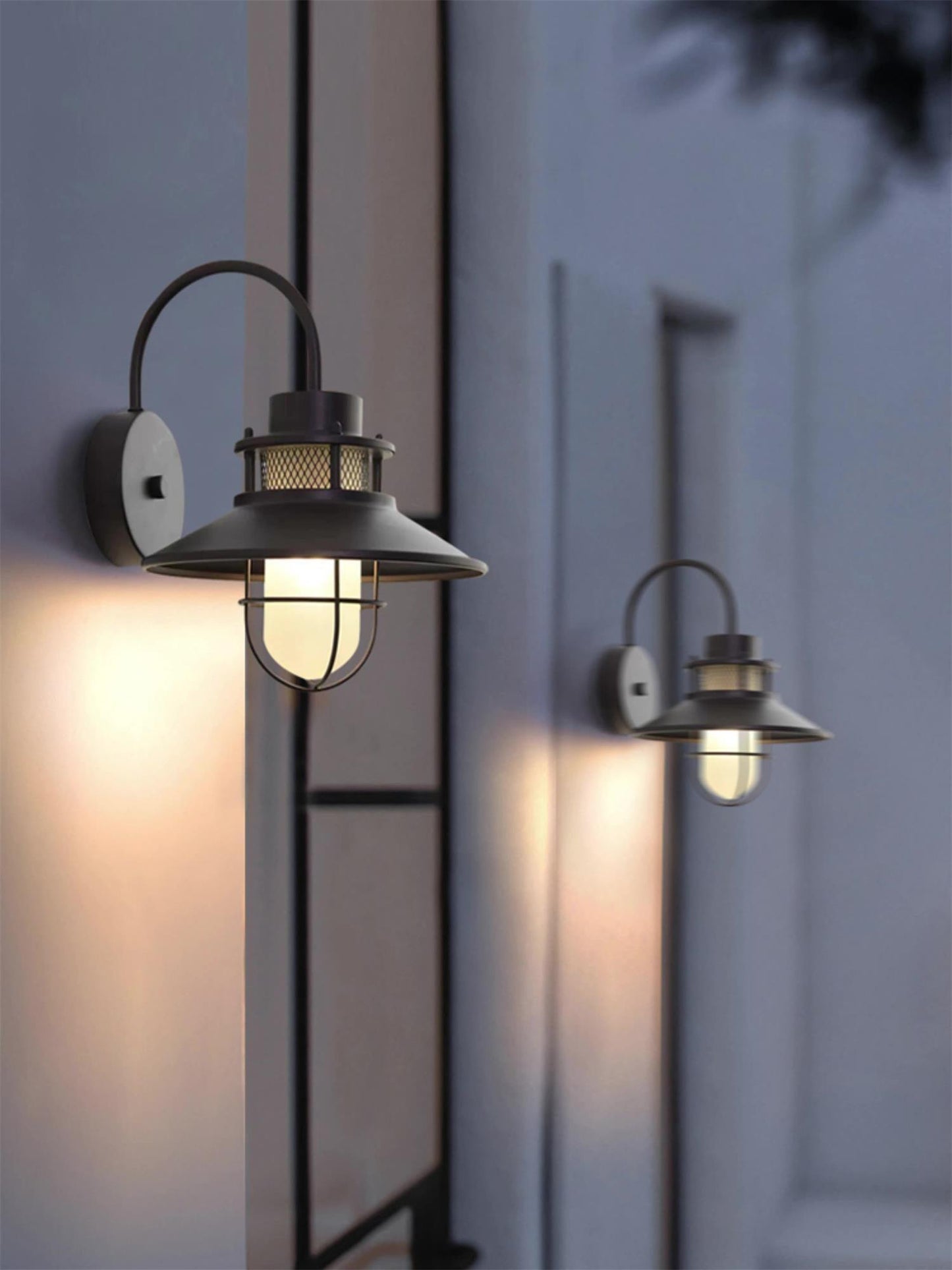 Lámpara de Pared Exterior Felix | Luminaria Industrial Impermeable