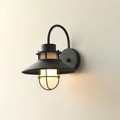Lámpara de Pared Exterior Felix | Luminaria Industrial Impermeable