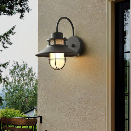 Lámpara de Pared Exterior Felix | Luminaria Industrial Impermeable