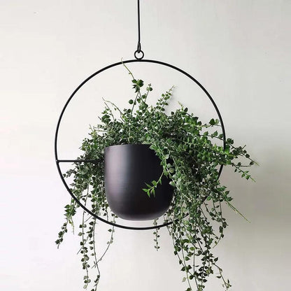 Macetero colgante FloraFrame | Diseño moderno minimalista de hierro