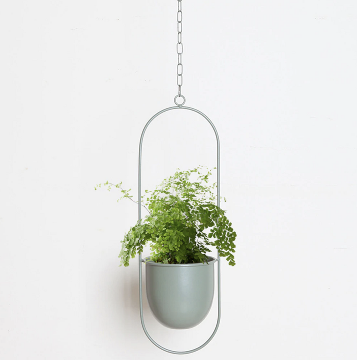 Macetero colgante FloraFrame | Diseño moderno minimalista de hierro